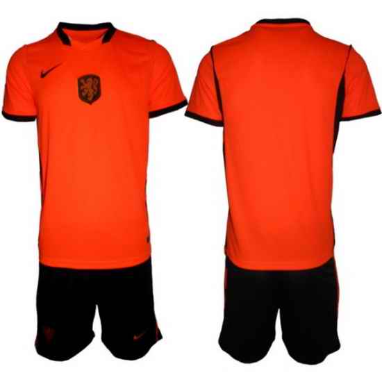 Men Netherlands 2026 Soccer Jerseys Orange BLANK
